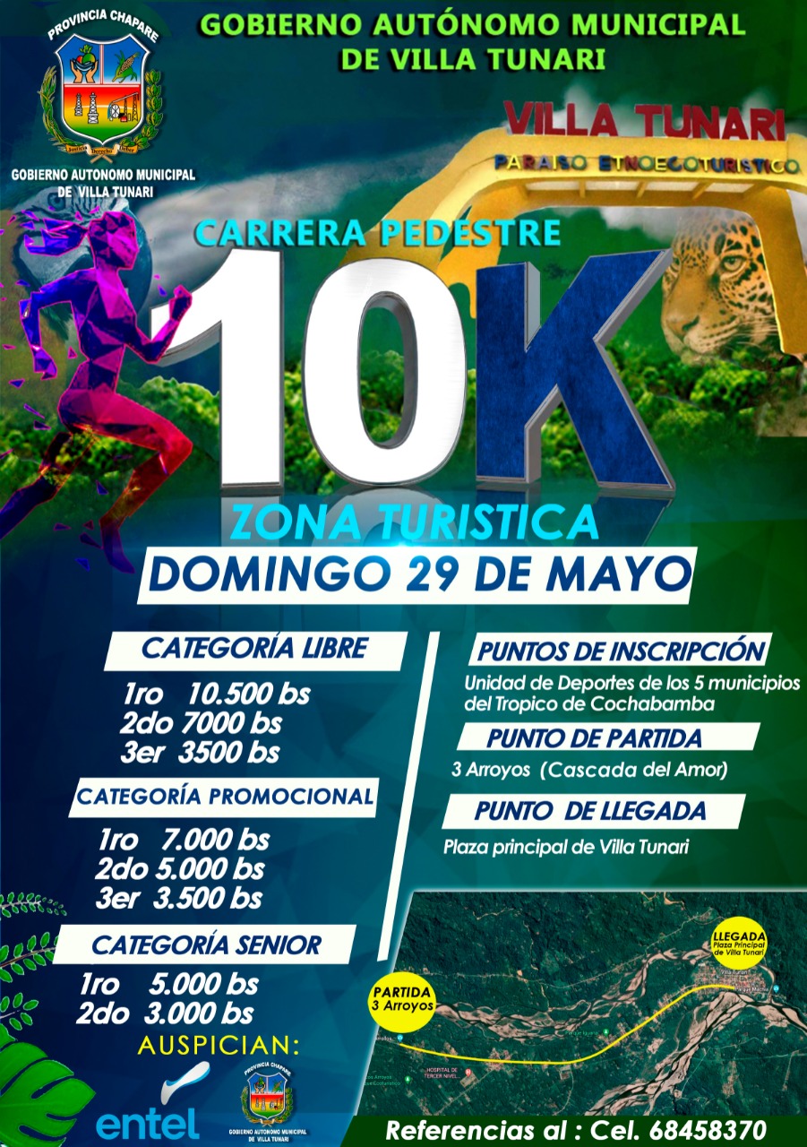 Carrera Pedestre10k Villa Tunari